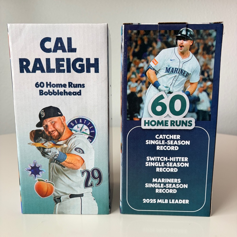 Cal Raleigh Seattle Mariners Bobblehead 2026 - Picture 8 of 9